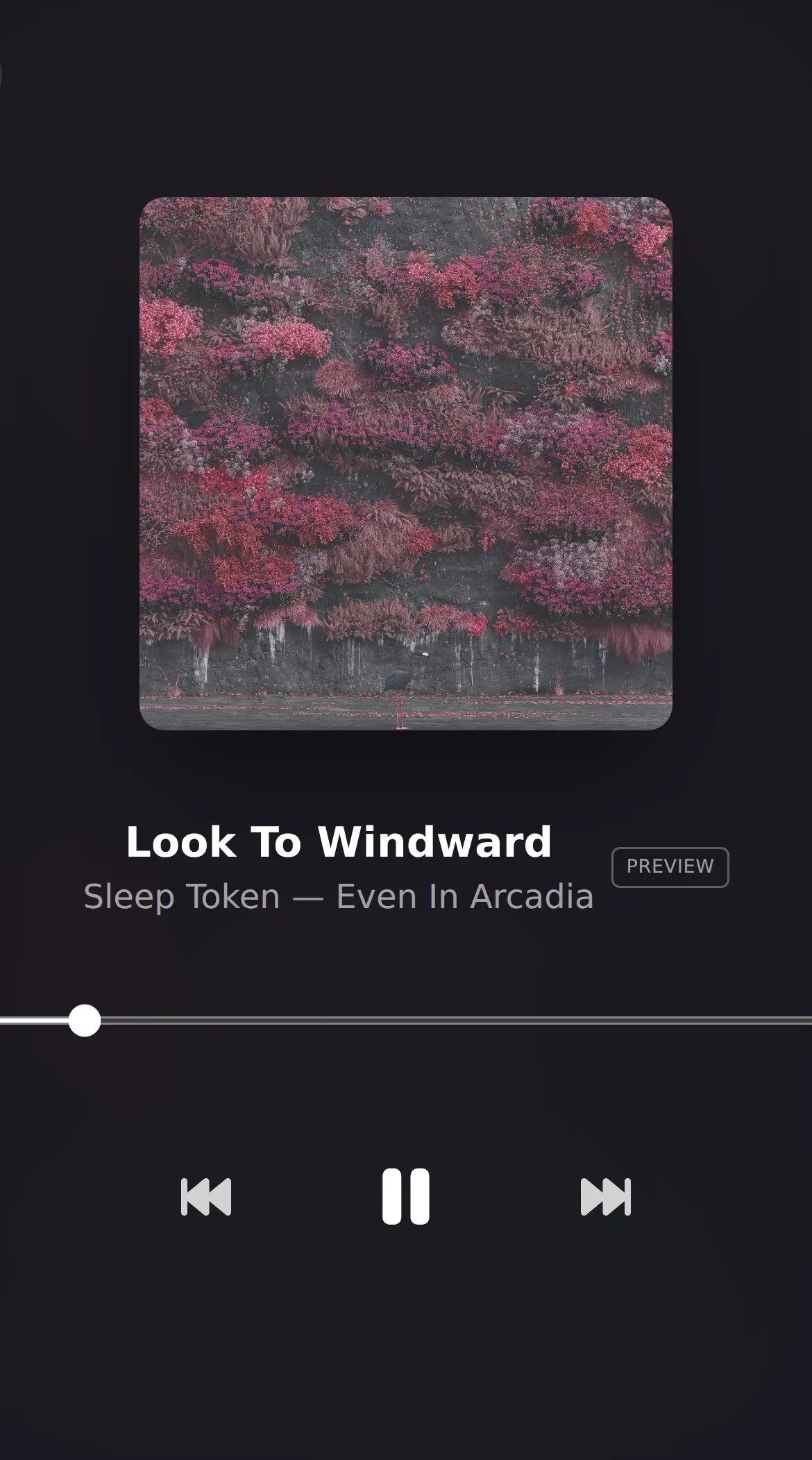 Now Playing on a phone